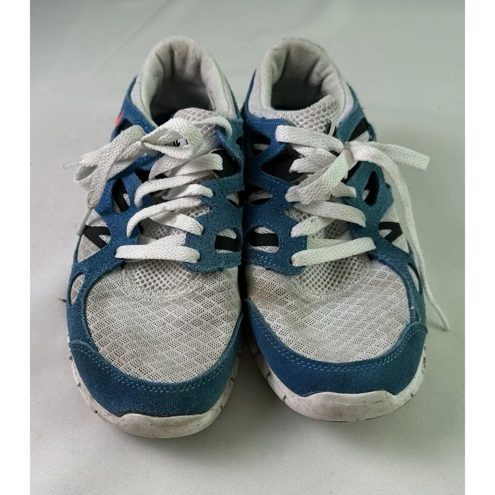 NIKE‎ Womens FREE RUN 2 Sneakers DV2221-100 White Blue US Size 7.5 EUC